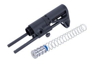 This adjustable AR-15 stock includes the Maxim Defense buffer system.